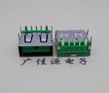 邵阳5A大电流 快充接口 USB5p绿胶芯 常规母座