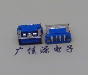 邵阳usb2.0接口 AF短体10.0母座 卧式直边 连接器插座