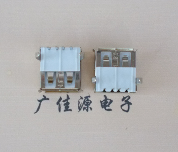 邵阳usb AF90度插座14.0mm耐高温LCP半包胶芯