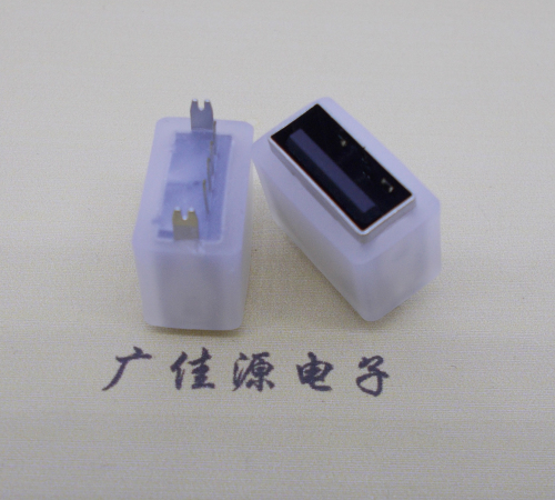 邵阳USB连接器接口 10.5MM防水立插母座 鱼叉脚
