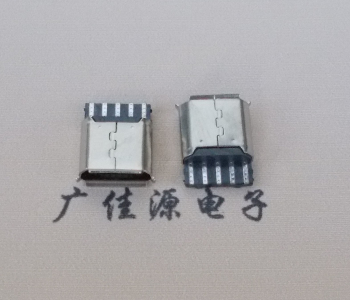 邵阳Micro USB5p母座焊线 前五后五焊接有后背