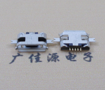 邵阳MICRO USB 5P接口 沉板1.2贴片 卷边母座