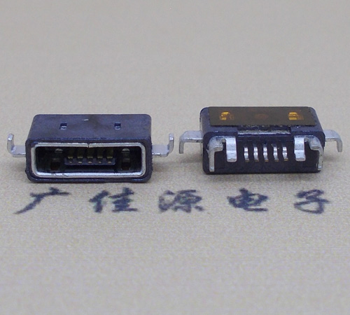 邵阳MICRO USB防水AB型口母头3D图纸封装