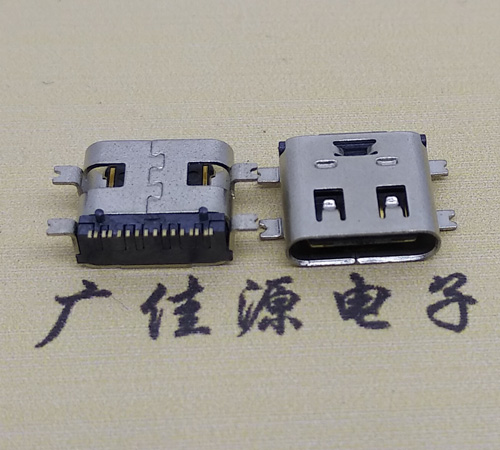 邵阳type-c16p母座全贴带弹片连接器